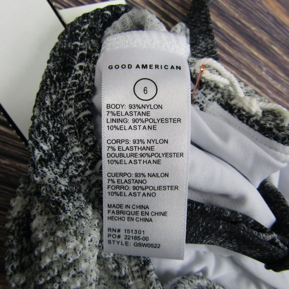 Good American NEW 3XL Size 6 Gray Tie Dye Always Fits Twist Bikini Top Swim - Picture 6 of 7